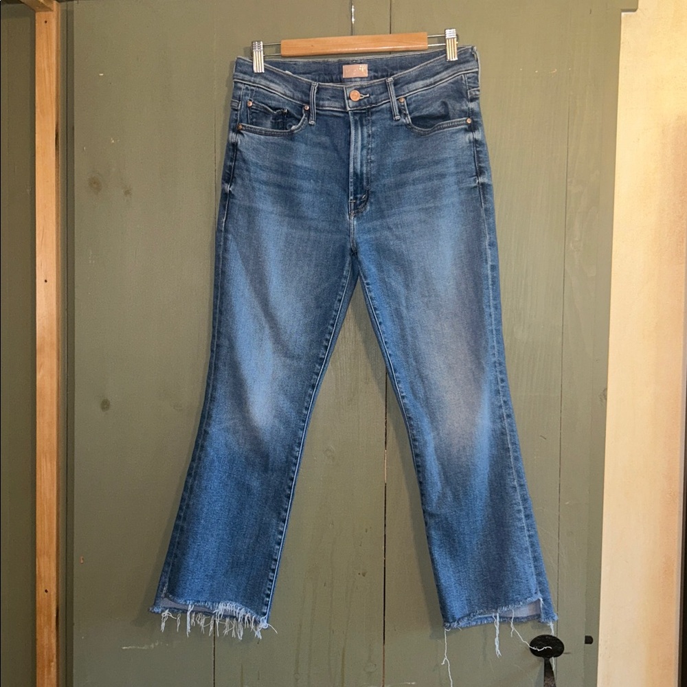 MOTHER Denim with Frayed Hem